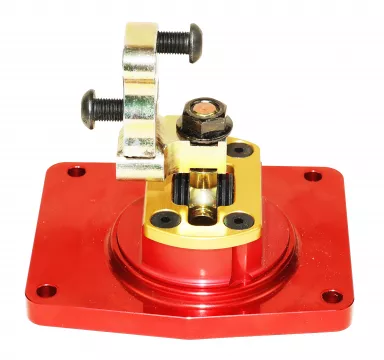 Qwik Stik Shifter TKO500/600 Mid-Shift 1" Left Straight Up -.500" Bwd No Stops with Rear Cov Plate